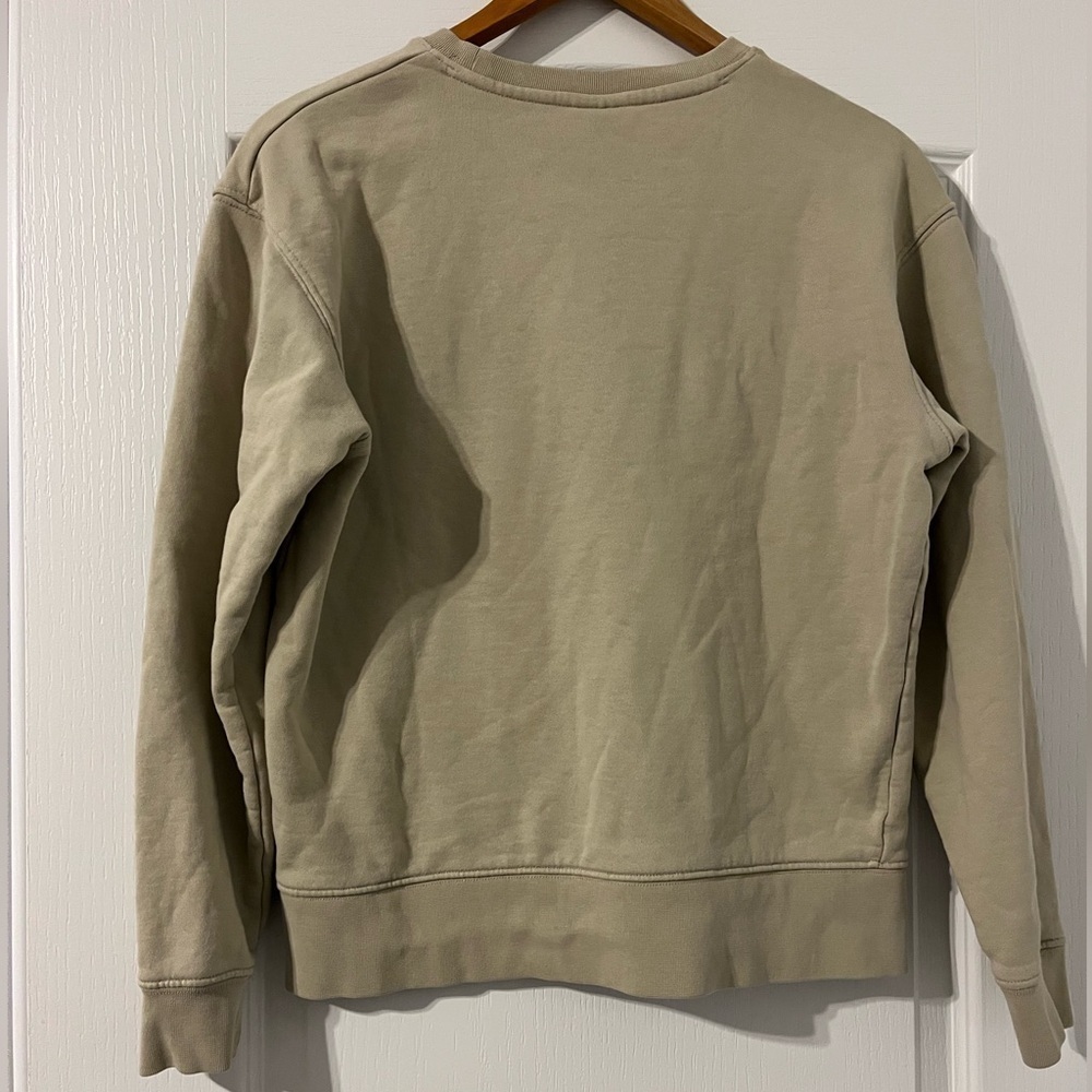 ZARA - SWEATSHIRT BEIGE - SMALL - Picture 2 of 3